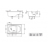 Ванна стальная BLB EUROPA 120x70