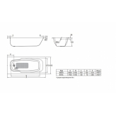 Ванна стальная BLB ATLANTICA HG 180x80