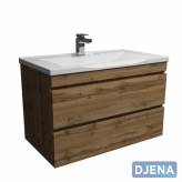 Тумба Djena Окант 100 подвеcная 2 ящика Дерево
