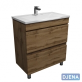 Тумба Djena Окант 100 напольная 2 ящика Дерево