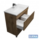 Тумба Djena Окант 100 напольная 2 ящика Дерево