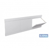 Экран под ванну Djena 1,5 м МДФ (3 двери откидные) Белый